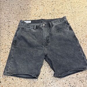 GAP Men's Washed Black Jean Shorts